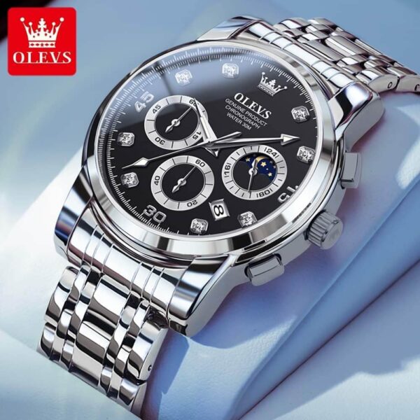 OLEVS 2889 Quartz Chronograph Watch for Men - Image 2
