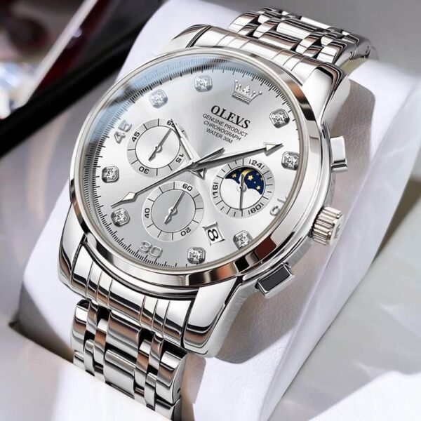 OLEVS 2889 Quartz Chronograph Watch for Men - Image 2