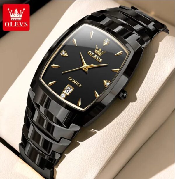 OLEVS 7006 Quartz Watch Tungsten Steel Watch For Men - Image 2