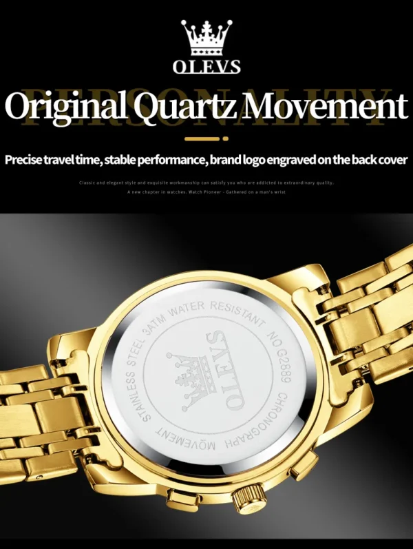 OLEVS 2889 Quartz Chronograph Watch for Men - Image 5