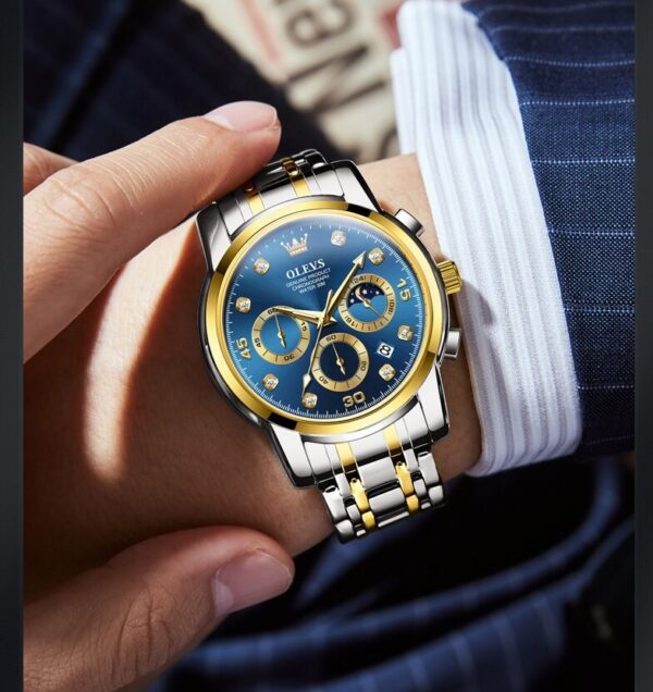 OLEVS 2889 Quartz Chronograph Watch for Men - Image 3