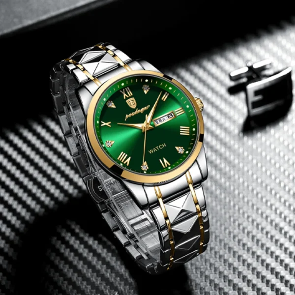 POEDAGAR 985 Quartz Wristwatch for Men - Image 3