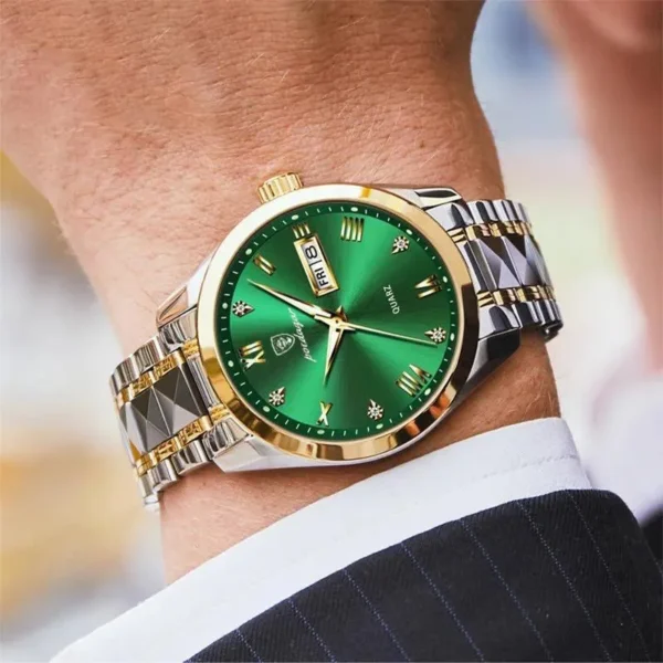 POEDAGAR 985 Quartz Wristwatch for Men - Image 4