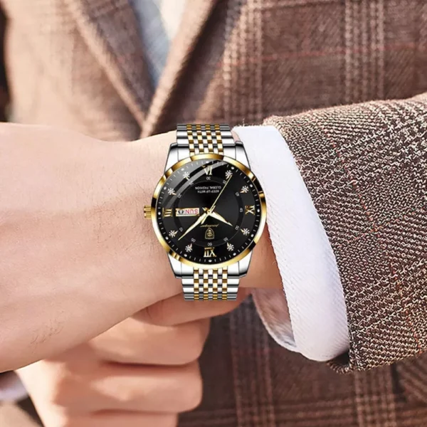 POEDAGAR 836 Quartz Wrist watches For Mens - Image 3
