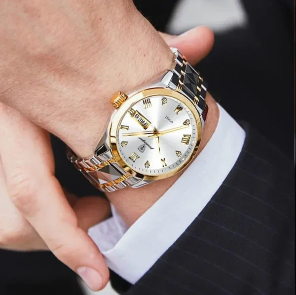 POEDAGAR 985 Quartz Wristwatch for Men - Image 2