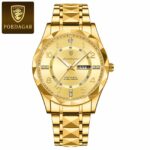 POEDAGAR 858 Luxury Man Wristwatch Waterproof Luminous Date Week Men Watch Sport Stainless Steel