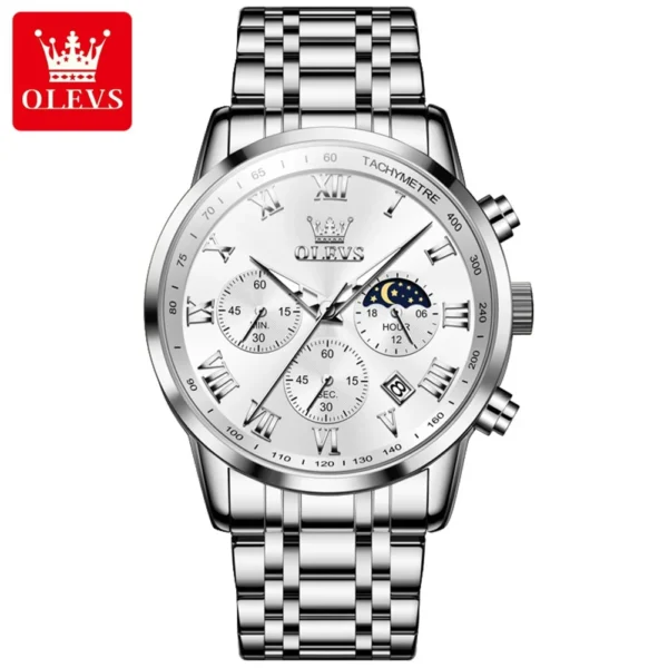 OLEVS 5529 Quartz Multifunction Fashion Watch For Men - Image 4