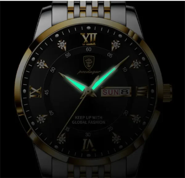 POEDAGAR 836 Quartz Wrist watches For Mens - Image 6