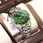 Poedagar 996 Multifunctional Chronograph Quartz Watch For Men - Image 2