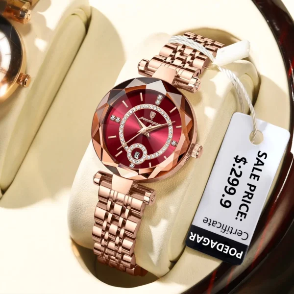 POEDAGAR 726 Luxury Elegant High Quality Ladies Quartz Watch - Image 2