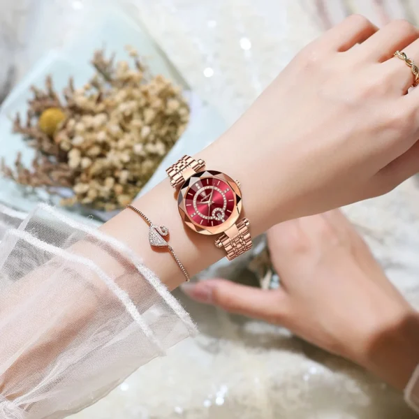 POEDAGAR 726 Luxury Elegant High Quality Ladies Quartz Watch - Image 5