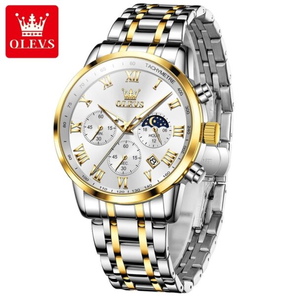 OLEVS 5529 Quartz Multifunction Fashion Watch For Men - Image 2