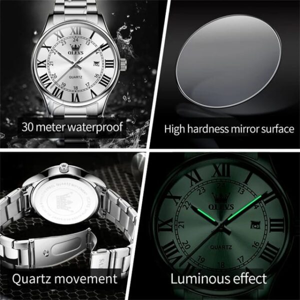 OLEVS 2911 new quartz movement Watch For Men - Image 3