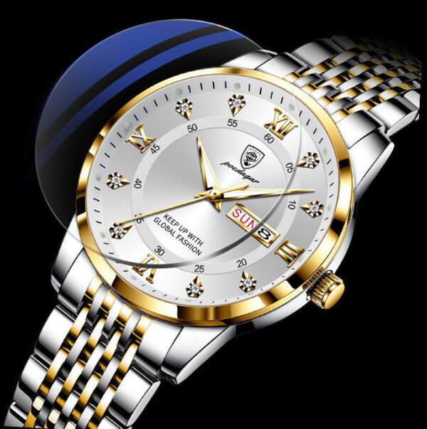 POEDAGAR 836 Quartz Wrist watches For Mens - Image 3