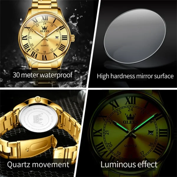 OLEVS 2911 new quartz movement Watch For Men - Image 3