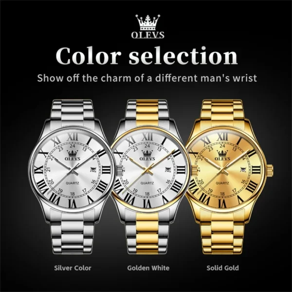 OLEVS 2911 new quartz movement Watch For Men - Image 5