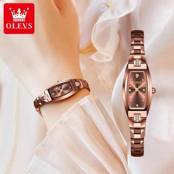 OLEVS 5501 Quartz bracelets stainless steel Watch For Women - Image 6