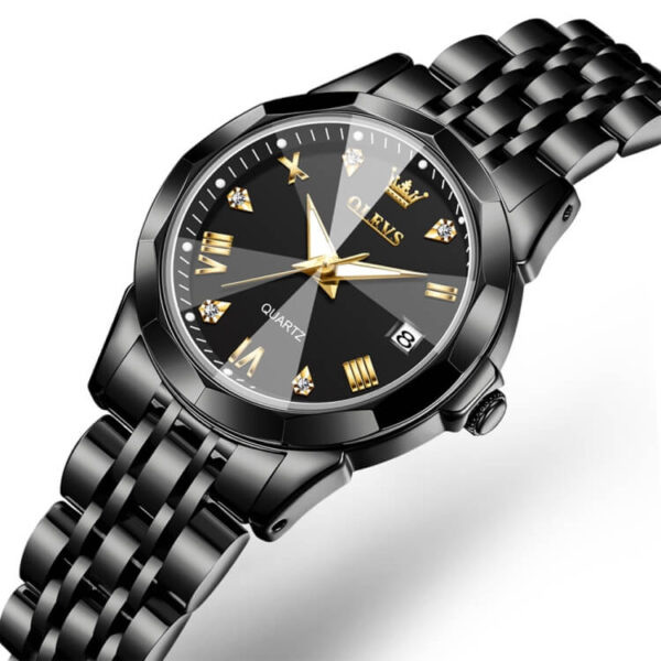 OLEVS 9931 Quartz Stainless Steel Ladies Watch For Ladies - Image 3