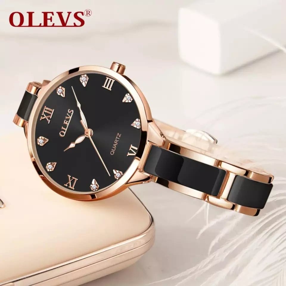 Olevs 5872 Stainless Steel Analoge Wrist Watch For Women - Image 3