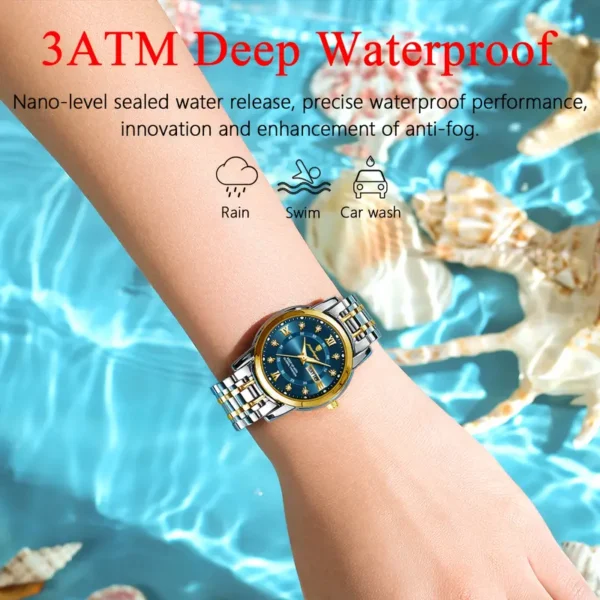 POEDAGAR 769 Quartz Watch For Women - Image 5