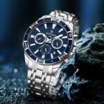 REWARD Mens Watch for Business Stainless Steel Luminous Wedding Wrist Watches - Image 2