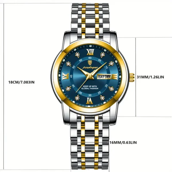 POEDAGAR 769 Quartz Watch For Women - Image 6