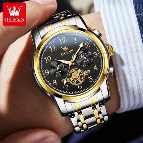 OLEVS 2903 Luxury Fashion New Model Quartz Watch For Men - Image 4