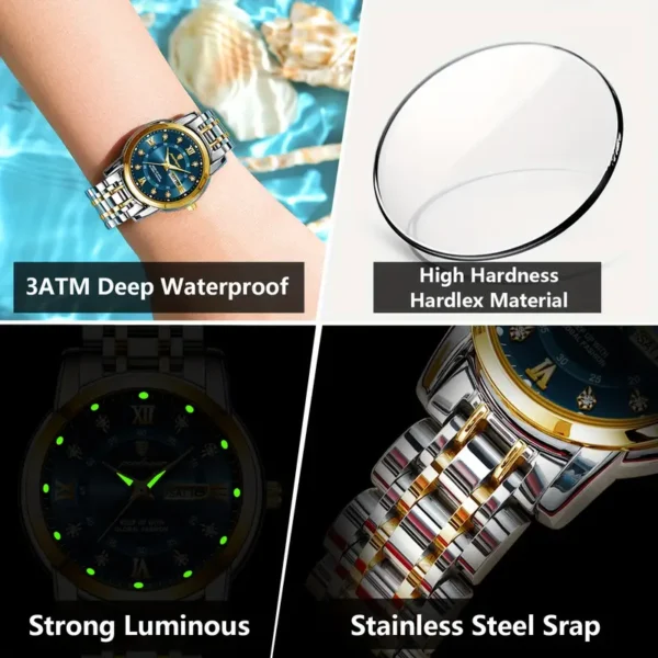 POEDAGAR 769 Quartz Watch For Women - Image 4