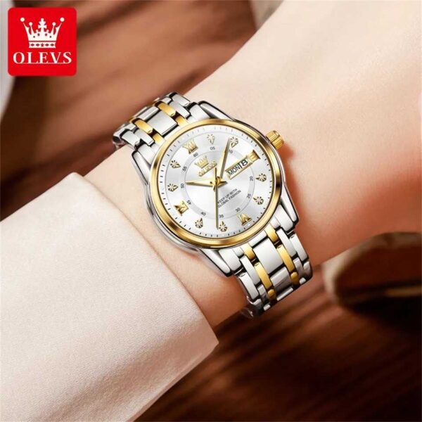 OLEVS 5513 Quartz Stainless steel Watch for Women - Image 3