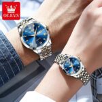 OLEVS 9931 Couple Quartz Men and Women Wristwatch - Image 3
