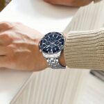 REWARD Mens Watch for Business Stainless Steel Luminous Wedding Wrist Watches - Image 5