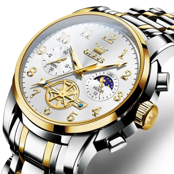 OLEVS 2903 Luxury Fashion New Model Quartz Watch For Men - Image 4