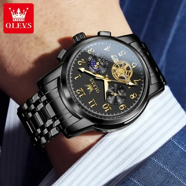 OLEVS 2903 Luxury Fashion New Model Quartz Watch For Men - Image 3