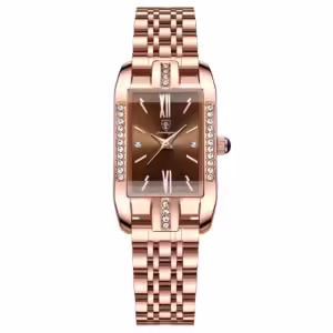 POEDAGAR 365 Quartz Square Watch For Women