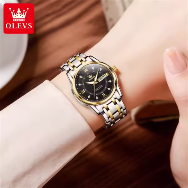 OLEVS 5513 Quartz Stainless steel Watch for Women - Image 3