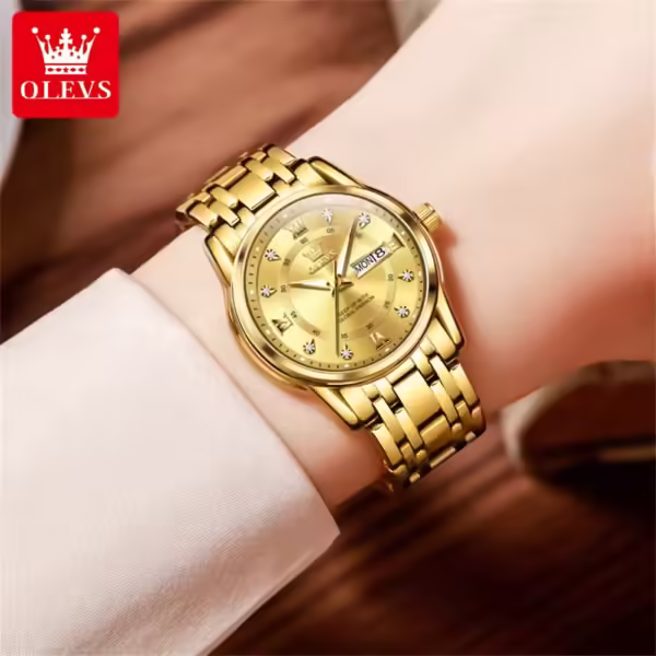 OLEVS 5513 Quartz Stainless steel Watch for Women - Image 2