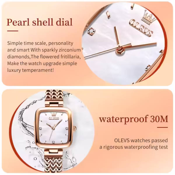Olevs 9951 Stainless steel Quartz watch Women’s - Image 5