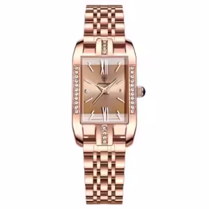 POEDAGAR 365 Quartz Square Watch For Women