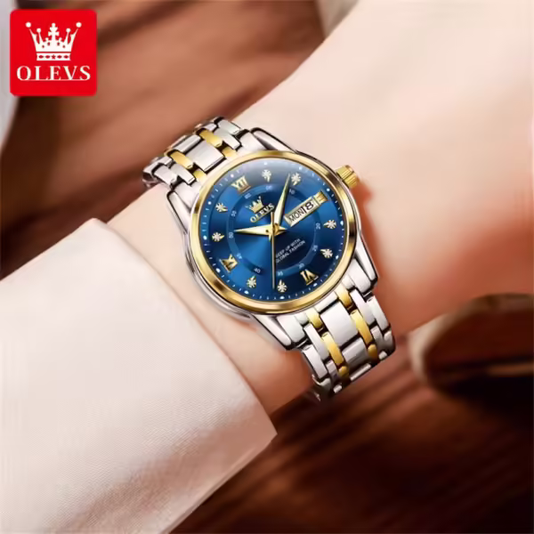 OLEVS 5513 Quartz Stainless steel Watch for Women - Image 3