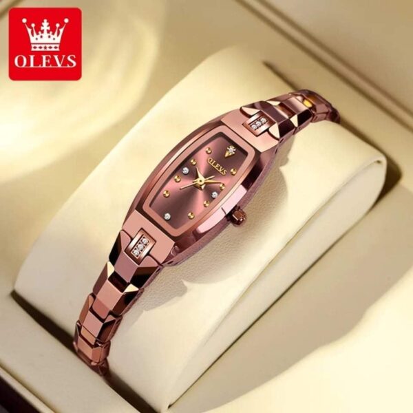 OLEVS 5501 Quartz bracelets stainless steel Watch For Women - Image 2