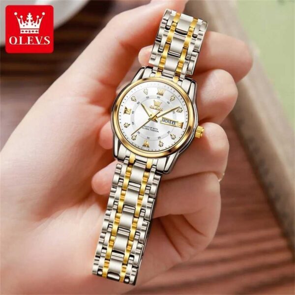 OLEVS 5513 Quartz Stainless steel Watch for Women - Image 2