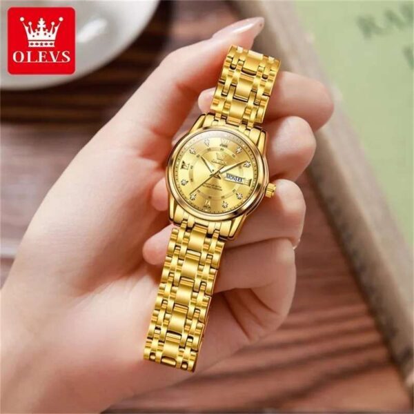 OLEVS 5513 Quartz Stainless steel Watch for Women - Image 3