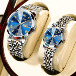 OLEVS 9931 Couple Quartz Men and Women Wristwatch - Image 2