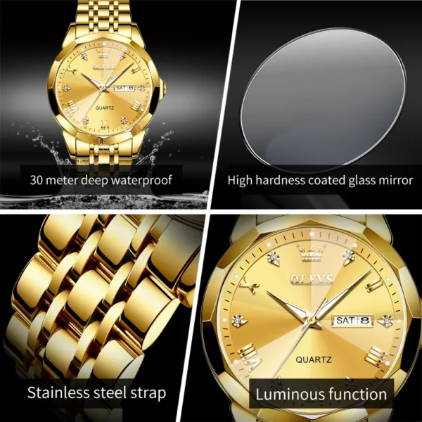 OLEVS 9931 Quartz Watch For Men - Image 3