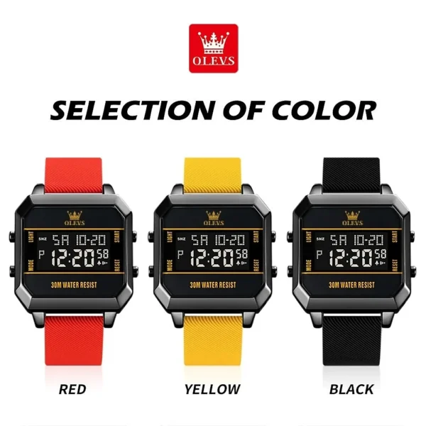 OLEVS 1103 Digital Men Quartz Watch - Image 5