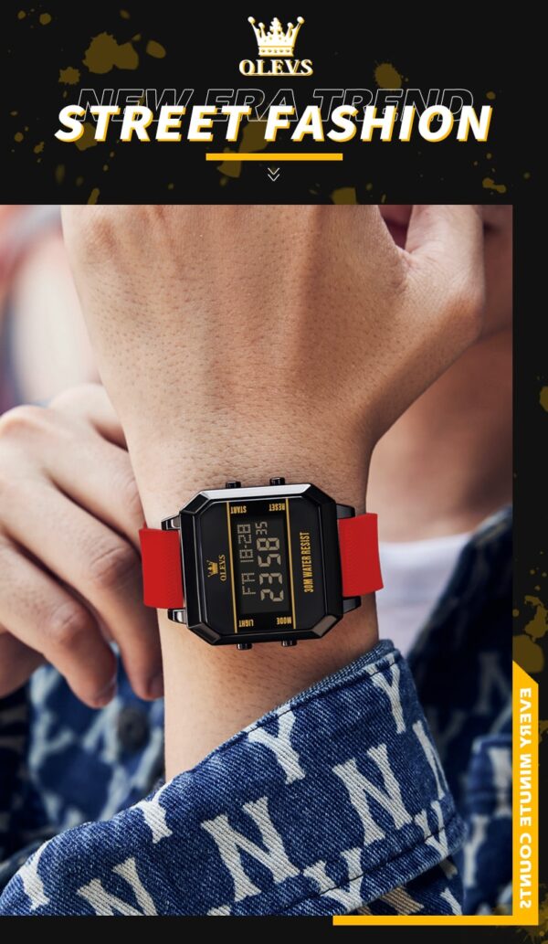 OLEVS 1103 Digital Men Quartz Watch - Image 3
