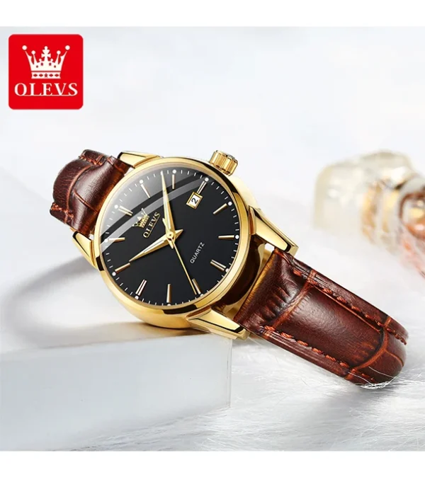 Olevs 6898 Luxury Brand Luminous Fashion Quartz Watch For Ladies - Image 2