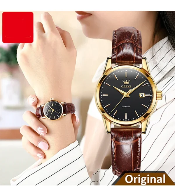 Olevs 6898 Luxury Brand Luminous Fashion Quartz Watch For Ladies - Image 5