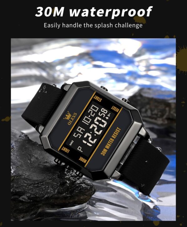 OLEVS 1103 Digital Men Quartz Watch - Image 5