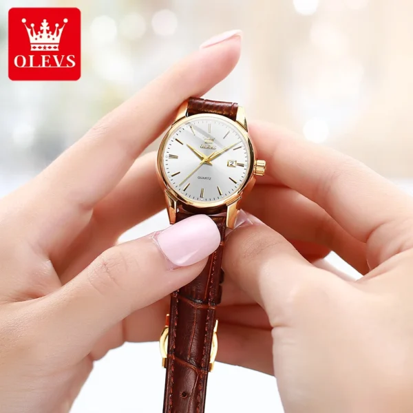 Olevs 6898 Luxury Brand Luminous Fashion Quartz Watch For Ladies - Image 5